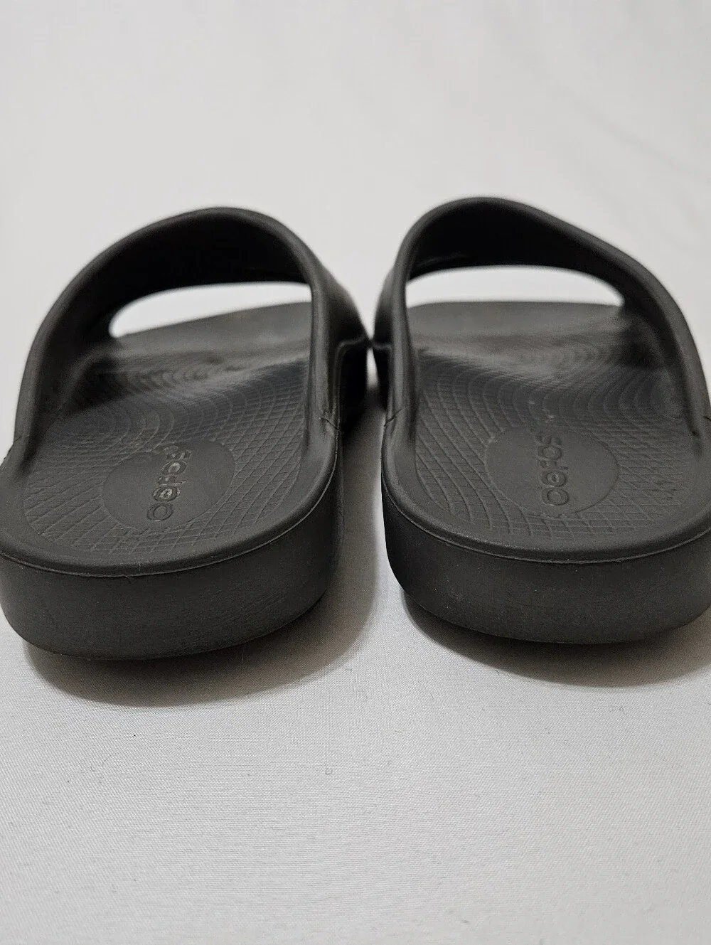 OOFOS OOAHH Recovery Slippers Unisex Mens 6 Womens 8 Gray